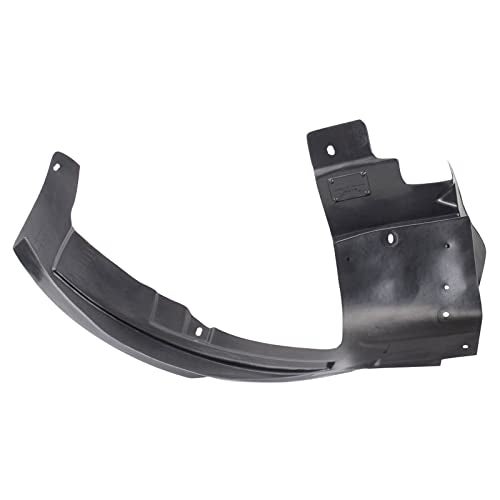 TRQ Front Right Rearward Inner Fender Liner Black Passenger Side Compatible with 2008-2015 Cadillac CTS GM1249199 - Image 2