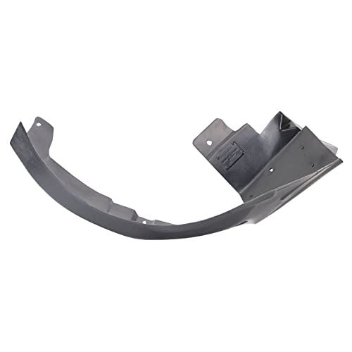 TRQ Front Right Rearward Inner Fender Liner Black Passenger Side Compatible with 2008-2015 Cadillac CTS GM1249199 - Image 4