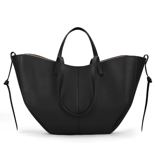 Juoxeepy Work Bag Faux Leather Tote Bag for Women Trendy Handbag Purse Fall Shoulder Bag with Magnetic Closure - Image 1