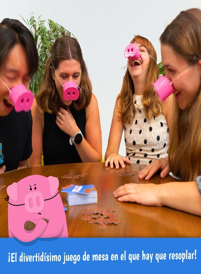 Lucky Egg Snort Funny, Juego Oinkredible de Retos para Familia y Adultos - Image 2