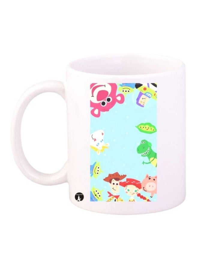 RYN Toy Story 3 Printed Mug White/Blue/Pink