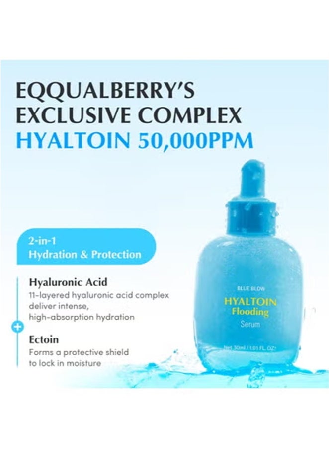 سيروم هيالتوين فلودينج سموثي من إيكوال بيري - عناية كورية عميقة بترطيب عميق للبشرة، مع ١١ حمض هيالورونيك، وإكتوين، وماء جلاسير، ومعزز حاجز البشرة بخمس سيراميدات، وإشراقة منعشة (٣٠ مل/١.٠١ أونصة) - Image 5