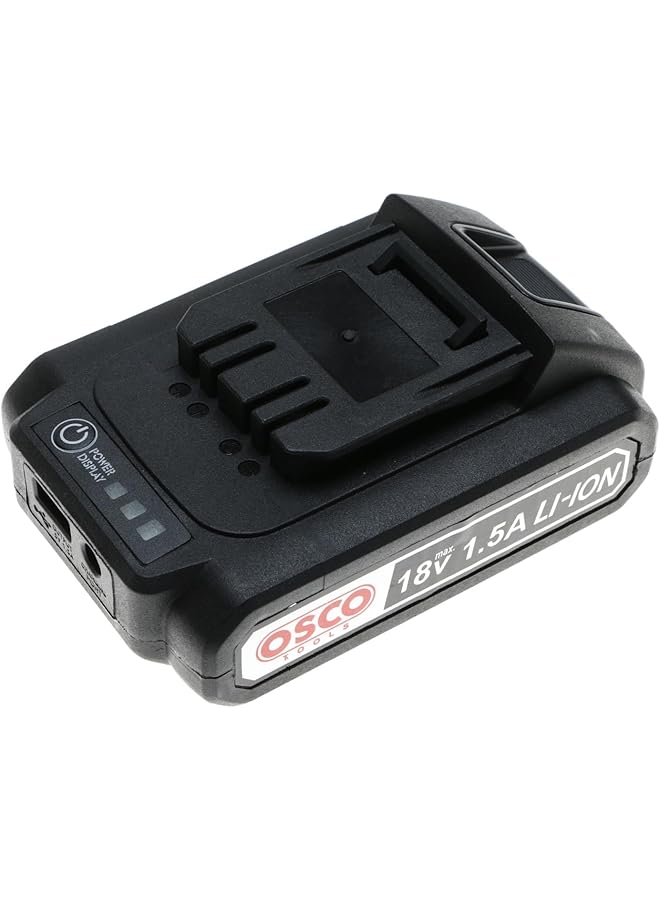 OSCO Li Ion Cordless Drill With 2Pcs Li Ion Battery 18 Volt - Image 3