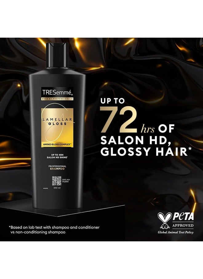 Lamellar Gloss Shampoo 340 Ml, With Amino Gloss Complex | Salon-Like Glossy Hair| Shiny And Smooth Hair