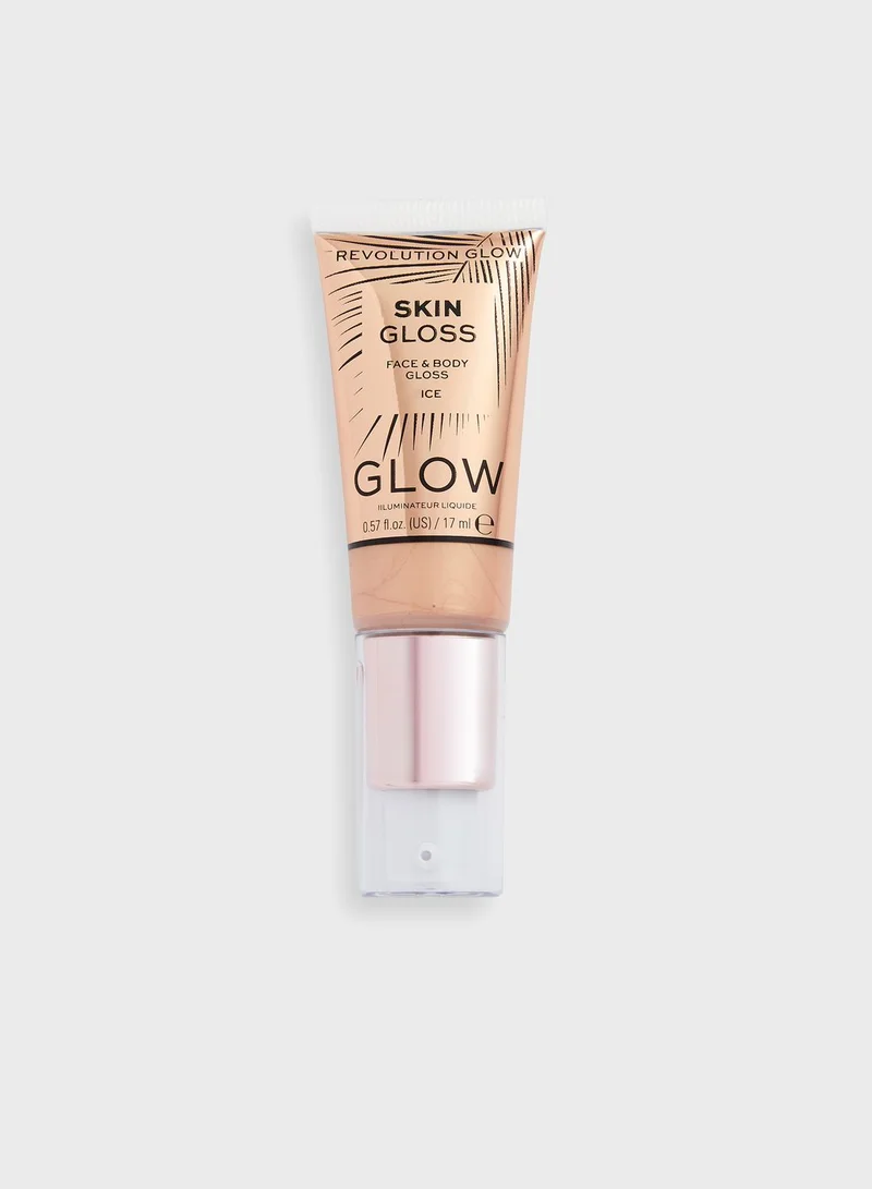 REVOLUTION Revolution Glow Face & Body Gloss Ice