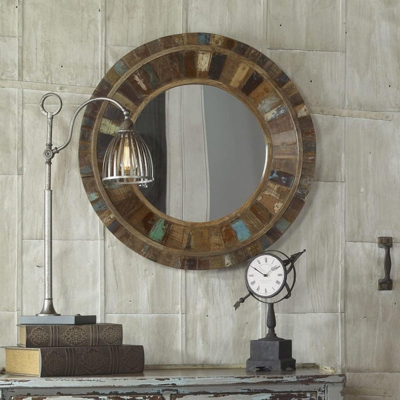 Uttermost Jeremiah  32 inch Round Mirror - Image 2