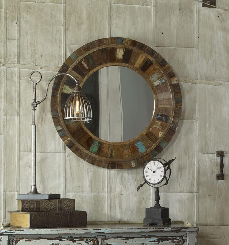Uttermost Jeremiah  32 inch Round Mirror - Image 4