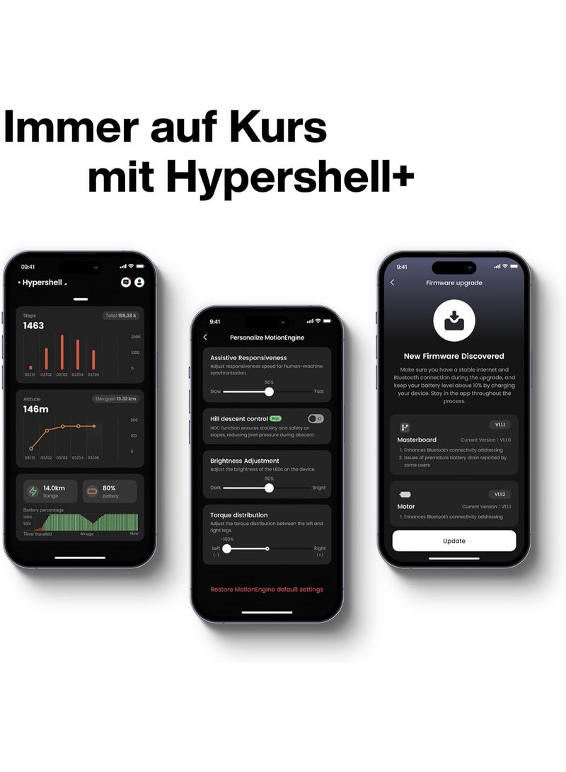 Hypershell Go X AI Leg Exoskeleton, Robotic Walking Aid for Daily Mobility & Hiking | 400W Motion Assist, 2kg Lightweight Frame, 15km Range, Smart App Control, Reduces Fatigue - Image 4