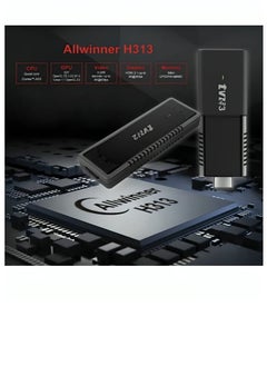 Android Android TV Stick with Remote Control 4K Resolution Ultra HD Streaming Device Bluetooth Streaming Media Player Web and Home Media and Internet Set Top TV Stick 8GB Memory and 1 GB Ram  - Image 3