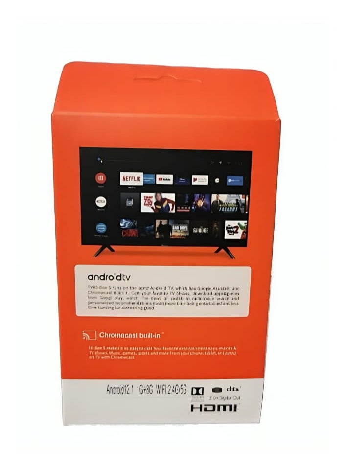 Android - Android TV Stick with Remote Control 4K Resolution Ultra HD Streaming Device Bluetooth Streaming Media Player Web and Home Media and Internet Set Top TV Stick 8GB Memory and 1 GB Ram - Image 1