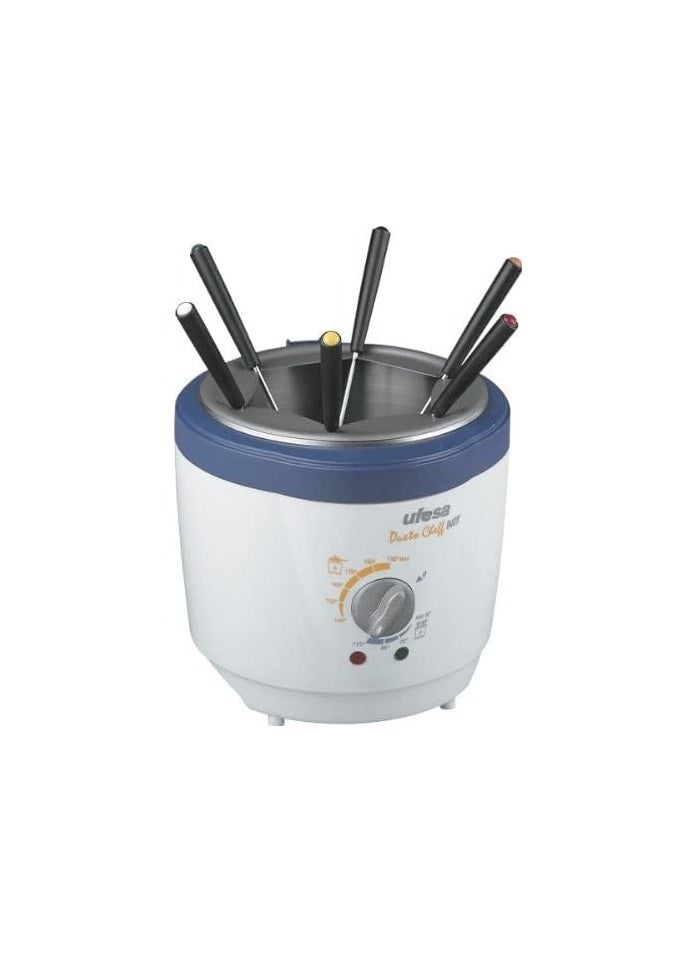 Ufesa UFESA FR1000 Fryer Deep (0,25 kg, 0,50L, Blue/Grey, Stainless Steel, 220–240 V) Easy to Store and Clean  - Image 1