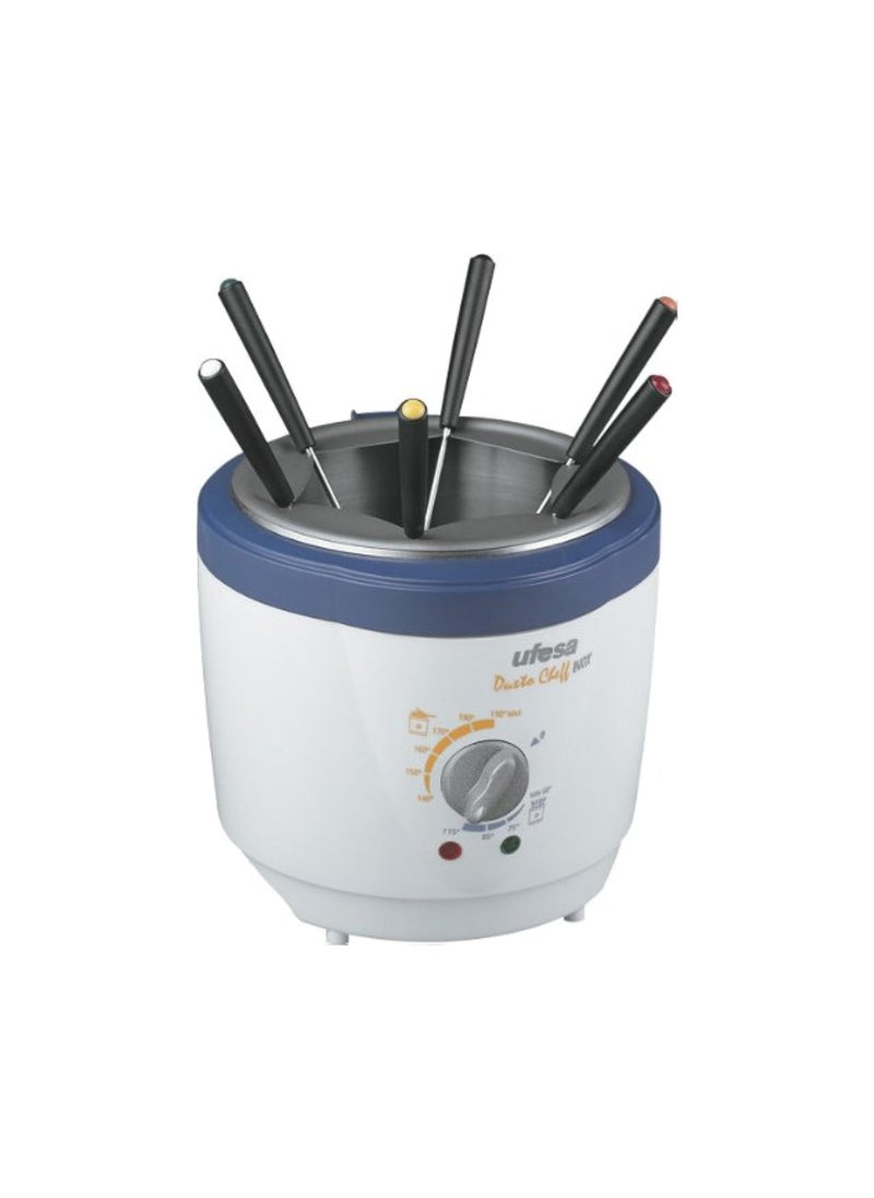 Ufesa UFESA FR1000 Fryer Deep (0,25 kg, 0,50L, Blue/Grey, Stainless Steel, 220–240 V) Easy to Store and Clean  - Image 3