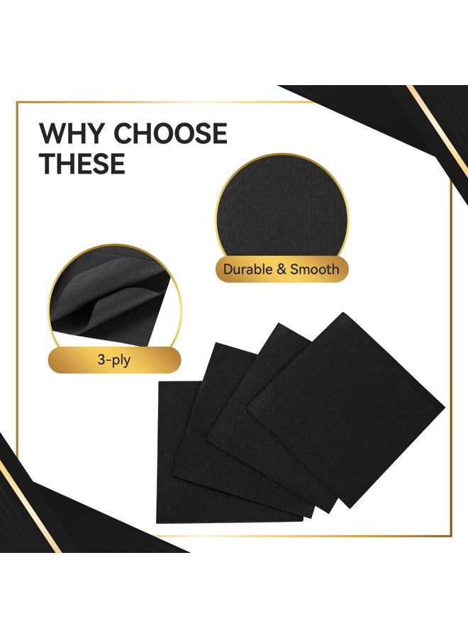 Vplus 1000 Pack tail Napkins, Elegant Beverage Napkins, 3-Ply Disposable Paper Napkins 4.9 * 4.9 inch, Perfect for Restaurant, Bar, Party, Wedding, Dessert Napkins - Image 4