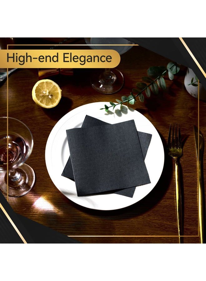 Vplus 1000 Pack tail Napkins, Elegant Beverage Napkins, 3-Ply Disposable Paper Napkins 4.9 * 4.9 inch, Perfect for Restaurant, Bar, Party, Wedding, Dessert Napkins - Image 3