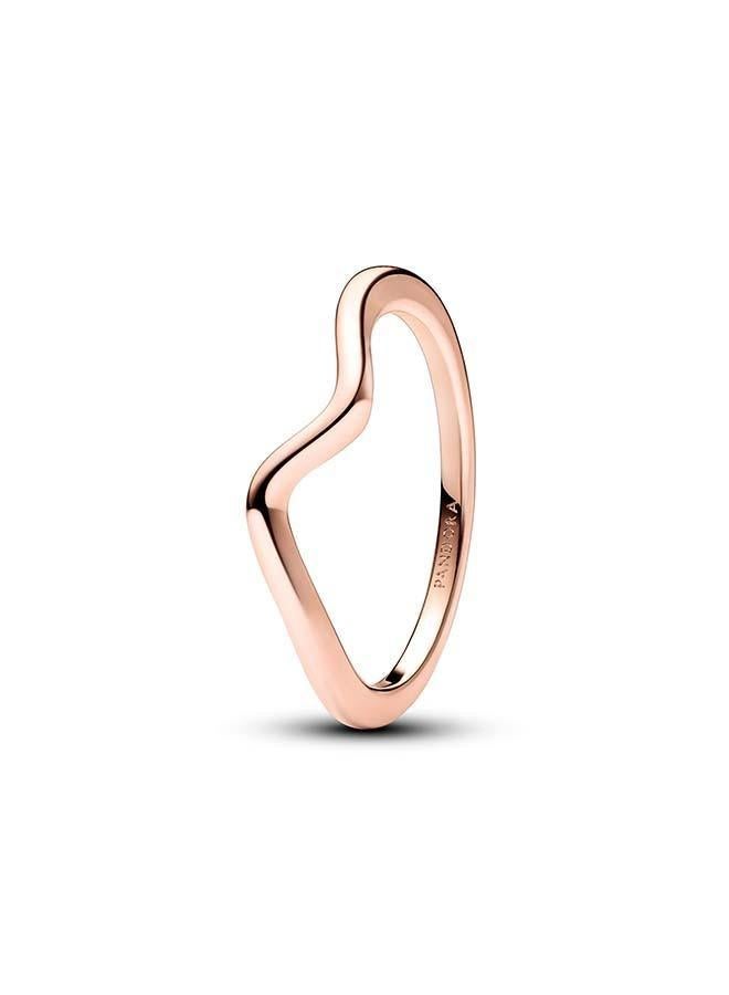 PANDORA Polished Wave Ring - Image 1