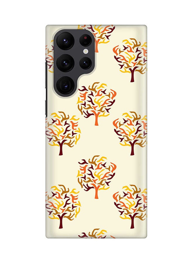 Stylizedd Case for Samsung Galaxy S22 Ultra 5G Snap Case Slim Snap Classic Series Shield Matte Finish Print - Fiery Fall