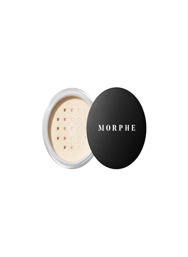 Morphe بودرة مورفي ميني بيك آند سيت الشفافة - بودرة إنهاء خفيفة الوزن وخالية من التلك لمكياج الوجه مع لمسة ناعمة وطبيعية - تقلل اللمعان لمدة تصل إلى 24 ساعة - شفافة (0.09 أونصة)  - Image 1