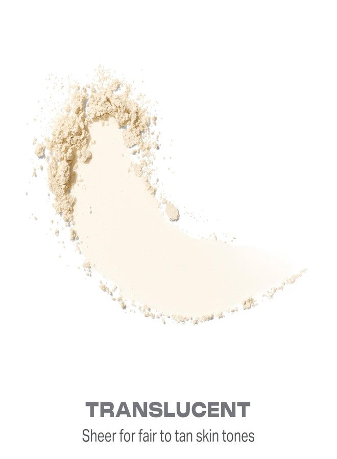 Morphe بودرة مورفي ميني بيك آند سيت الشفافة - بودرة إنهاء خفيفة الوزن وخالية من التلك لمكياج الوجه مع لمسة ناعمة وطبيعية - تقلل اللمعان لمدة تصل إلى 24 ساعة - شفافة (0.09 أونصة)  - Image 3