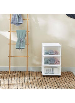 KEVIN 3 Tier Drawer Set With Wheels 44X33X59 Cm  - Image 5
