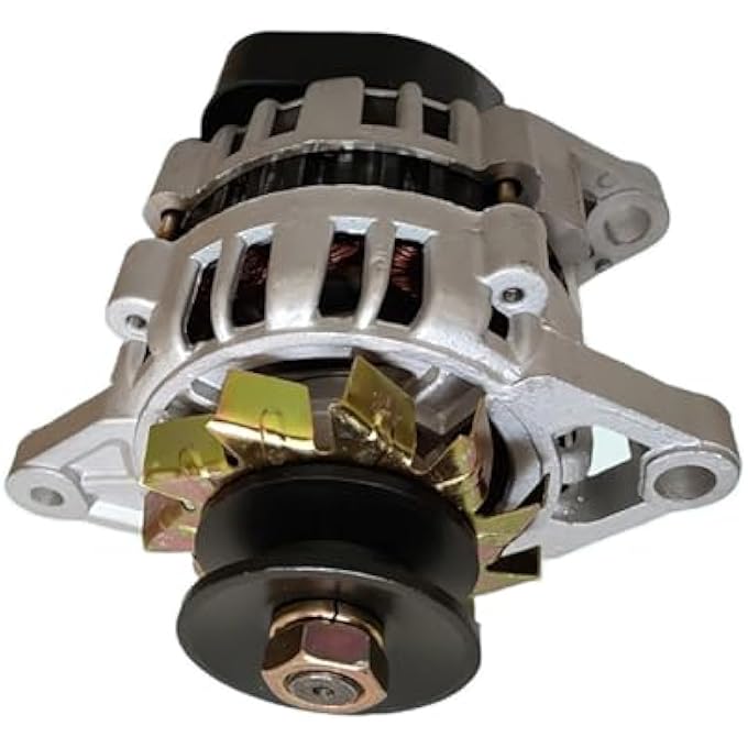 OLONETO 1500W Permanent Magnet Brushless Generator, 110/220V Pulley Alternator With Pure Copper Coil, High-Power Stable Voltage Supply For Household Applications(Silver 110V) - Image 1