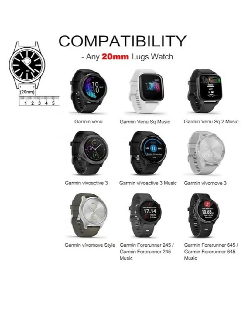 ELTRAZONE Magnetic Watch Strap - 16mm, 18mm, 19mm, 20mm Quick Release Silicone Band with Magnetic Folding Clasp - Soft Skin-Friendly Sport Strap for Men and Women - Image 4
