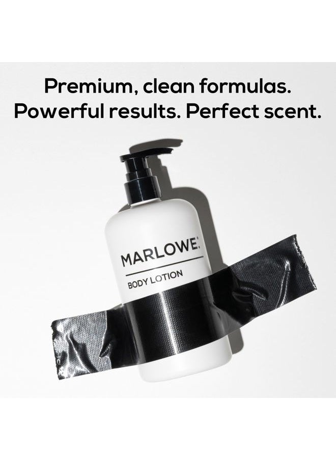 MARLOWE. M BLEND No. 002 Moisturizing Body Lotion 16 oz, Daily Dry Skin Lotion for Men, Made with Hydrating Natural Aloe Vera, Vegan, Oil Free, Light Fresh Tonka Scent  - Image 5