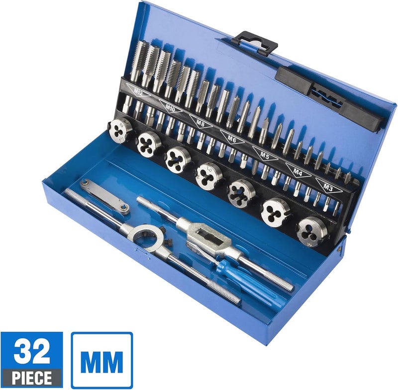 Gazelle 32-Piece Steel Tap and Die Set - Image 1