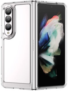 ELTRAZONE Case for Samsung Galaxy Z Fold 4 5G Clear TPU Four Corners Protective Cover Transparent Soft fundaCase for Samsung Galaxy Z Fold 4 5G Clear TPU Four Corners Protective Cover Transparent Soft funda  - Image 1