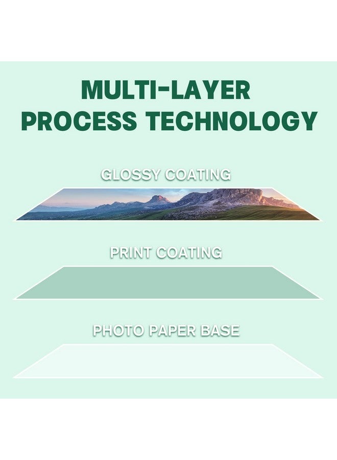 HTVRONT Glossy Photo Paper For Printer 100 Sheets Inkjet Printer Paper For Chip Bag Paperinstant Dry Photo Paper 8.5 X 11 Glossy 180Gsm  - Image 5