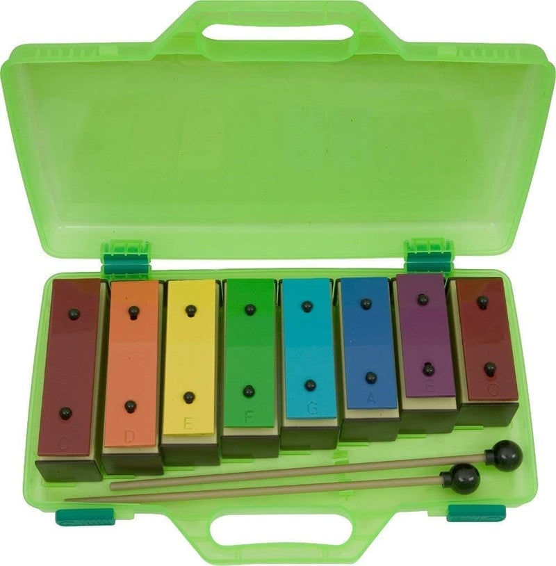 Basic Beat BBR8-8-Note Colorful Resonator Bells with Case, Perfect for Kids' Musical Creativity, Diatonic Set for Group or Individual Play - Image 4