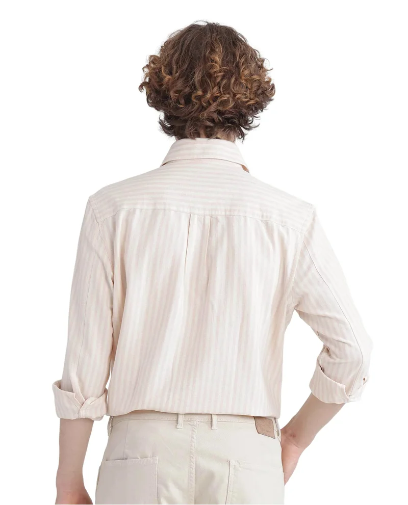 Rare Rabbit Men's Full Sleeve Striped Shirt