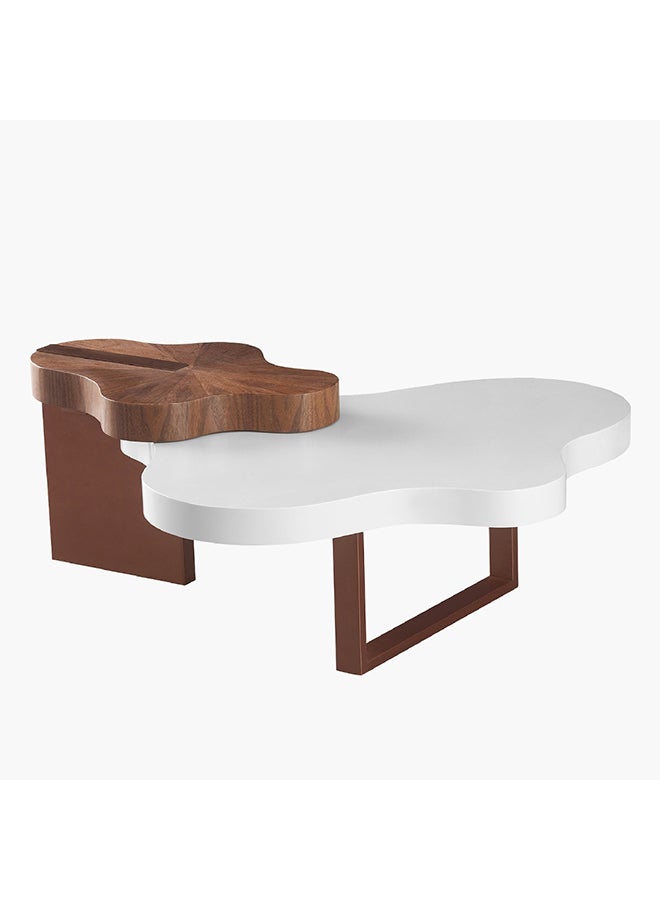 Home Box طقم طاولة قهوة من 3 قطع فخامة 100 × 27 × 86 سم - Image 3