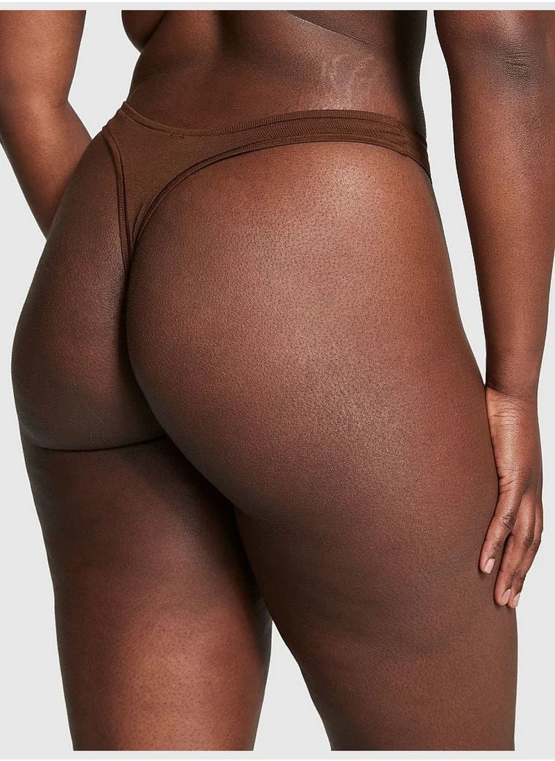 PINK Cotton Thong Panty