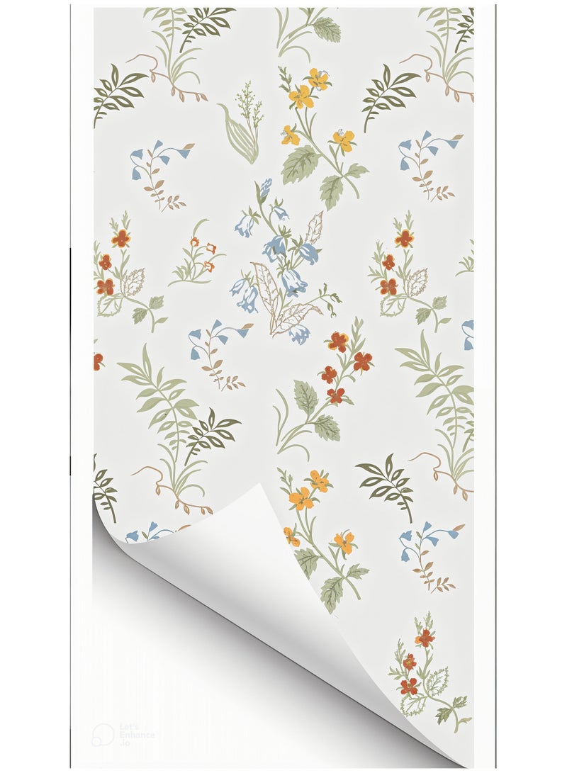 آنا ورق حائط ذاتي اللصق مقاوم للرطوبة والزيوت وصديق للبيئة مع أنماط ملونة لتزيين المنزل - Image 1