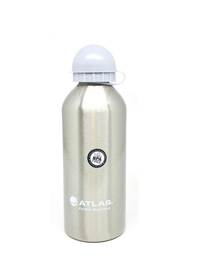 ATLAS - Steel Body Water Bottle With Cap 600ml Content - Image 1