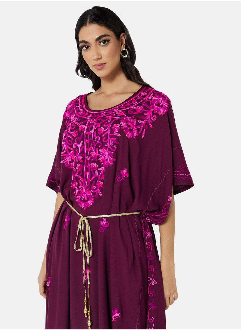 ARABIAN CLOSET EMBROIDERED KAFTAN  - Image 4