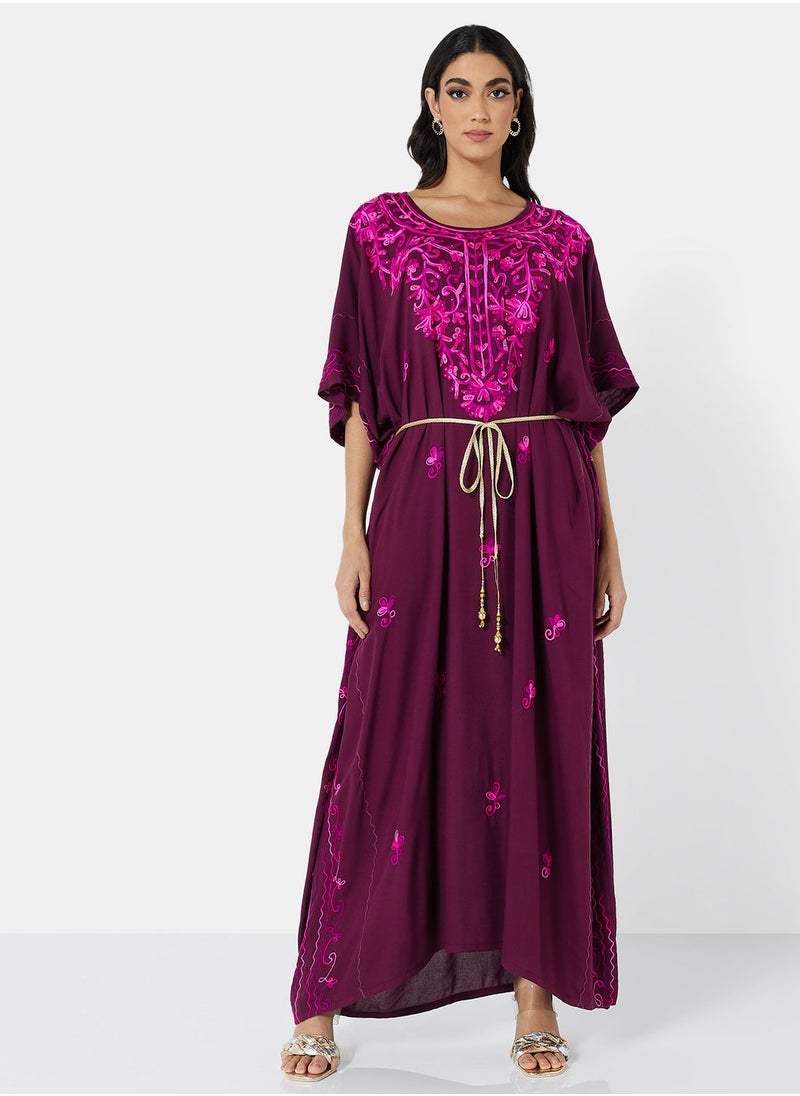 ARABIAN CLOSET EMBROIDERED KAFTAN  - Image 1
