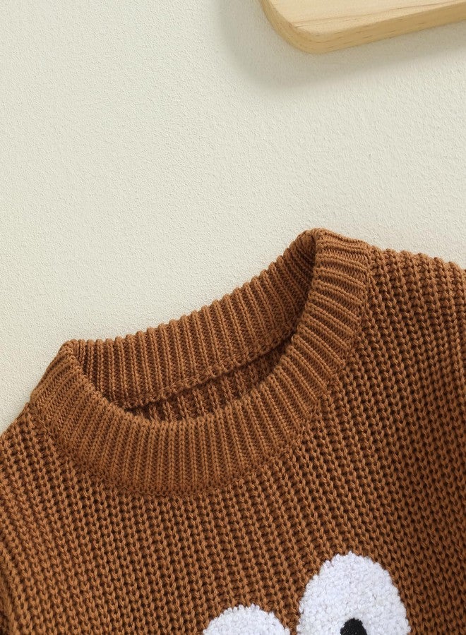 Gureui Toddler Baby Boy Girl Thanksgiving Outfit First 18-24 Months Fall Winter Knit Turkey Sweater - Image 5