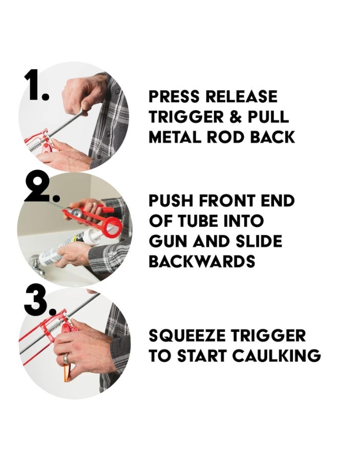 واكر مانع تسرب سيليكون واكر جي بي - متعدد الاستخدامات | صنع في ألمانيا | لاصق ومانع تسرب متعدد الأسطح (شفاف جي بي + مسدس معدني) - Image 5