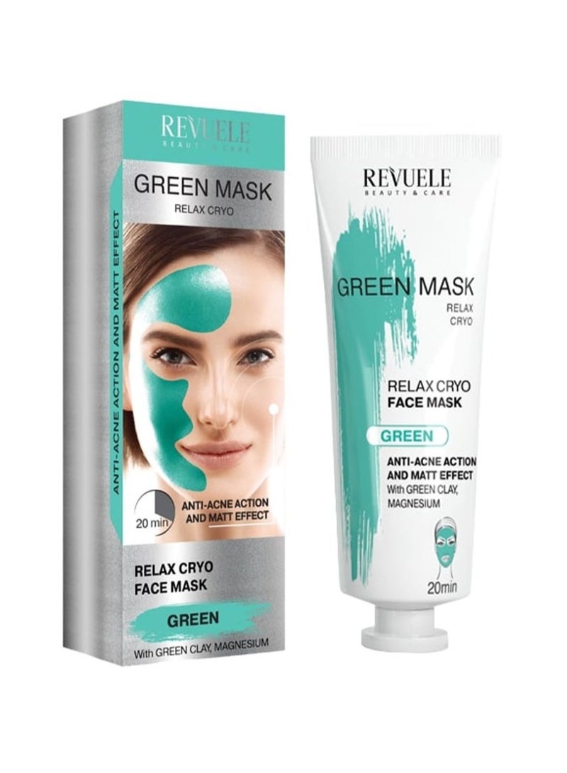 REVUELE REVUELE GREEN MASK CRYO EFFECT 80 ml 