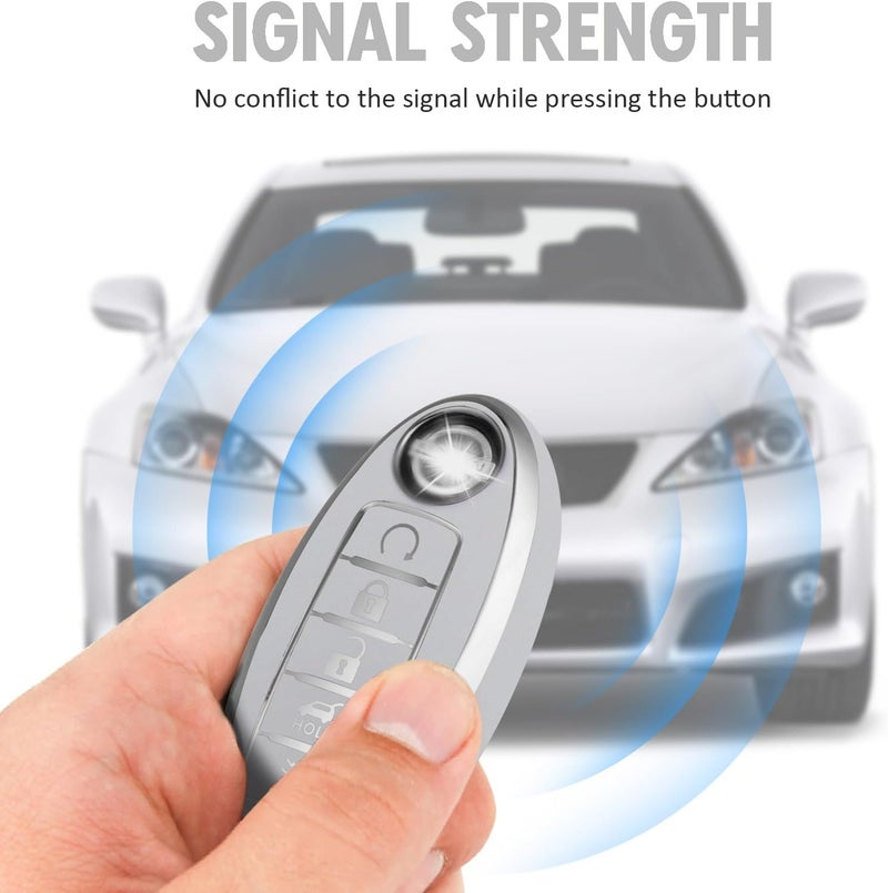WORCAS Smart 5 Button Key Fob Cover Case for Infiniti - Image 3