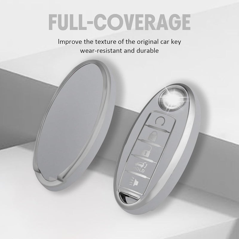 WORCAS Smart 5 Button Key Fob Cover Case for Infiniti - Image 4