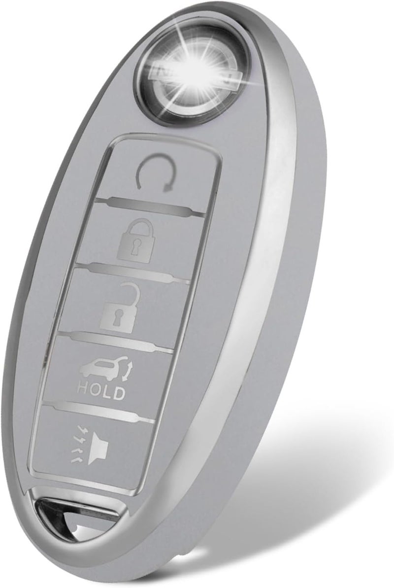 WORCAS Smart 5 Button Key Fob Cover Case for Infiniti - Image 1