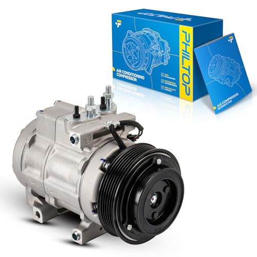 PHILTOP 68189 AC Compressor for Explorer 2006 2007 2008 2009 2010, Mountaineer 2006 2007 2008 2009 2010, 9L2Z19703B Air Conditioning Compressor - Image 1