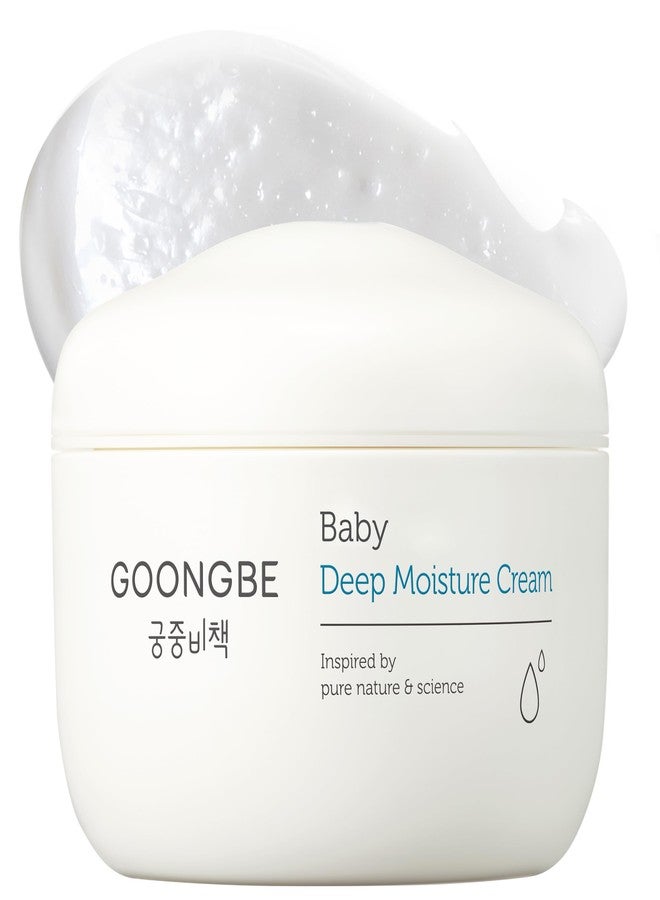 GOONGBE Baby Deep Moisture Cream - Korean Baby Moisturizer with 5-Ceramide Complex & Squalane - 120-Hour Deep Hydration Capsule Moisturizer for Face and Body - Allergen-Free, 3.38oz. - Image 1