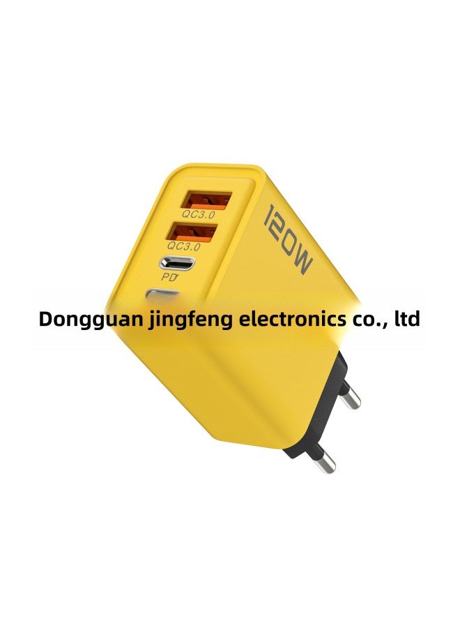 120W Charging Head 2USB 2Type-c Multi-port PD Wall Charging 5v2a Travel Charging Head-Color:British Standard Black [minimum Order 50]-Specifications:2A-12w - Image 4