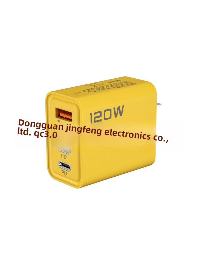 120W Charging Head 2USB 2Type-c Multi-port PD Wall Charging 5v2a Travel Charging Head-Color:British Standard Black [minimum Order 50]-Specifications:2A-12w - Image 5