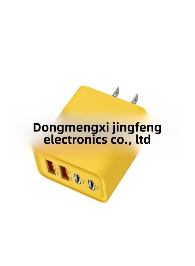 120W Charging Head 2USB 2Type-c Multi-port PD Wall Charging 5v2a Travel Charging Head-Color:British Standard Black [minimum Order 50]-Specifications:2A-12w - Image 3