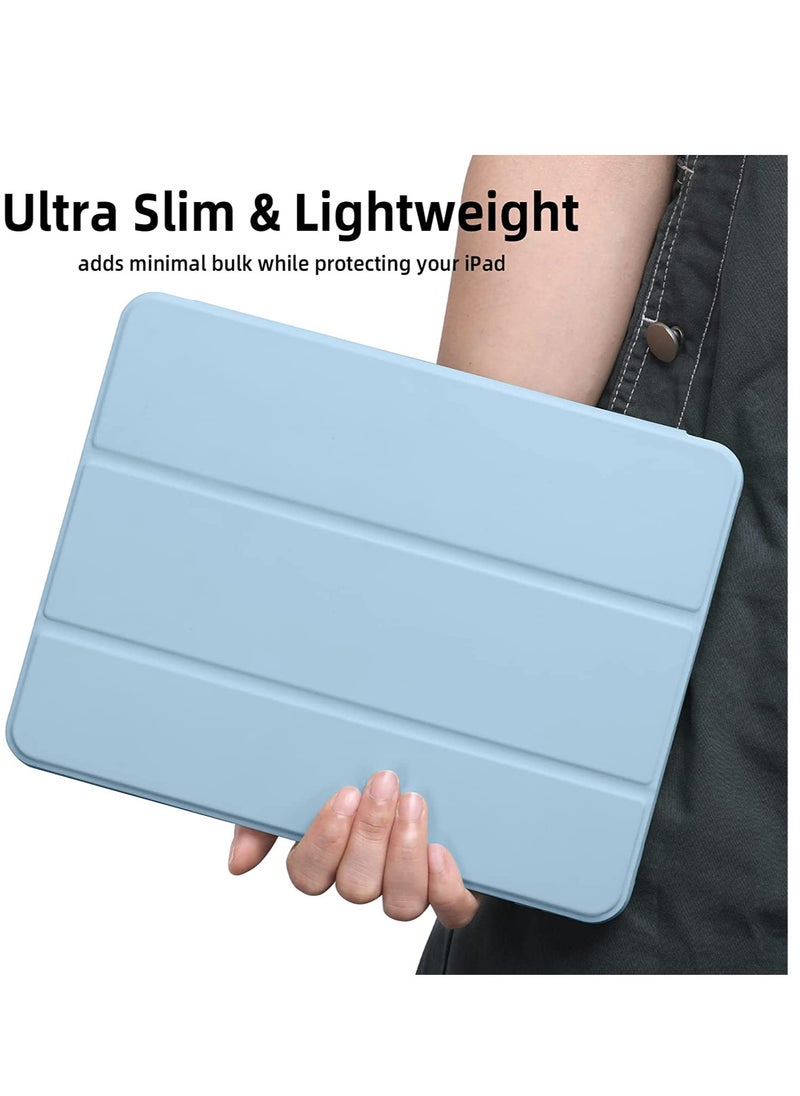 Generic iPad Air 4  2022 /2020 5th/4th Generation 10.9 Inch Protective Hard Back Shell Soft-Touch Tablet Stand Cover Auto Wake/Sleep Blue  - Image 3