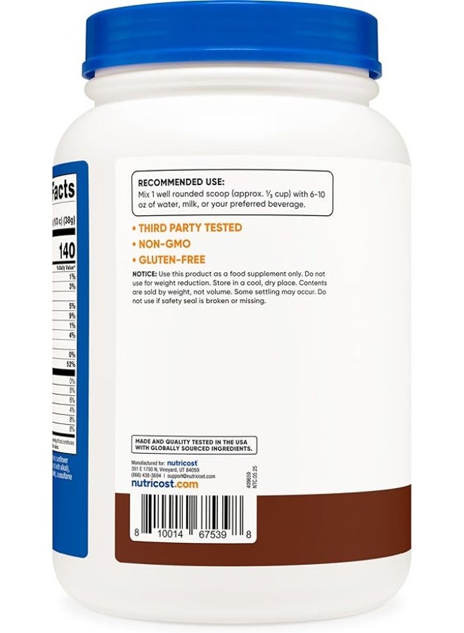 Nutricost, Whey Protein Isolate, Milk Chocolate, 2 lb (907 g) - Image 3
